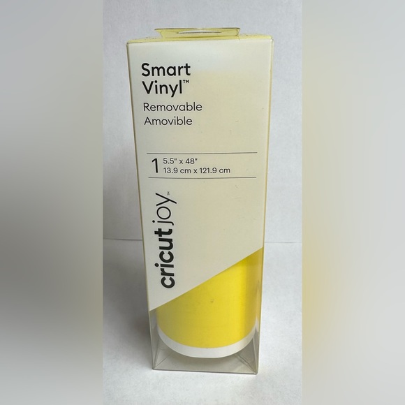 Cricut Joy Smart Vinyl Matte Bright Yellow Removable Vinyl #2 - Picture 1 of 3